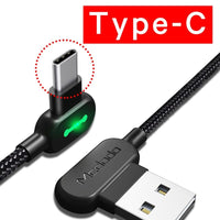 HKM-630355 90 Degree USB Gaming Charger for iPhone - 1.8m Micro USB Data Cable with Intelligent Protection
