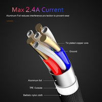 HKM-630355 90 Degree USB Gaming Charger for iPhone - 1.8m Micro USB Data Cable with Intelligent Protection