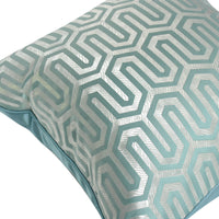 HKM-630419 Light Blue Geometric Abstract Throw Pillowcase, Polyester Fiber, 45x45cm, 50x50cm, 30x50cm