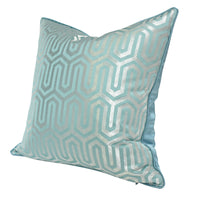 HKM-630419 Light Blue Geometric Abstract Throw Pillowcase, Polyester Fiber, 45x45cm, 50x50cm, 30x50cm