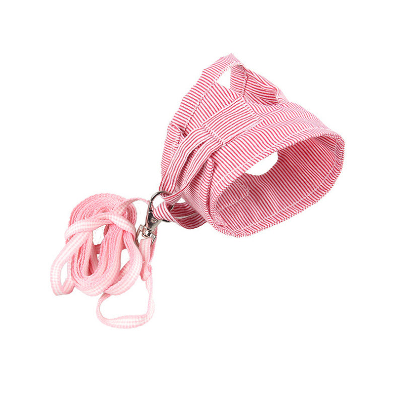HKM-630483 Pet Chest Strap with 1.8m Leash for Small Animals Like Rabbits and Guinea Pigs