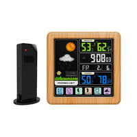HKM-630675 Indoor and Outdoor Thermometer and Hygrometer with 6 Function Buttons and Weather Forecast Features
