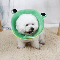 HKM-630803 Cozy Pet Protection Collar with Plush Ears for Cats and Small Dogs, Soft Fleece Material