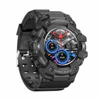 HKM-630803 Smart Watch with Heart Rate Monitoring, Sleep Tracking, Waterproof Design, and Smart Reminders - Available in Black and Camouflage Colors