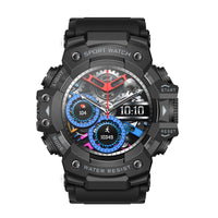 HKM-630803 Smart Watch with Heart Rate Monitoring, Sleep Tracking, Waterproof Design, and Smart Reminders - Available in Black and Camouflage Colors