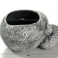 HKM-631123 Ceramic Hydroponic Pots for Cichlid Breeding - Available in Various Hole Configurations