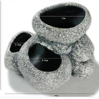 HKM-631123 Ceramic Hydroponic Pots for Cichlid Breeding - Available in Various Hole Configurations