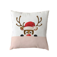 HKM-631123 Holiday Series Christmas Tree Pattern Polyester Pillow Cover, 45x45cm, Blended Fabric