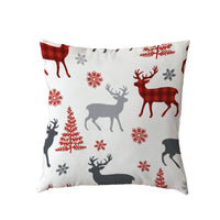 HKM-631123 Holiday Series Christmas Tree Pattern Polyester Pillow Cover, 45x45cm, Blended Fabric