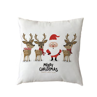 HKM-631123 Holiday Series Christmas Tree Pattern Polyester Pillow Cover, 45x45cm, Blended Fabric