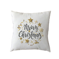 HKM-631123 Holiday Series Christmas Tree Pattern Polyester Pillow Cover, 45x45cm, Blended Fabric