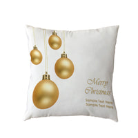 HKM-631123 Holiday Series Christmas Tree Pattern Polyester Pillow Cover, 45x45cm, Blended Fabric