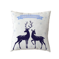 HKM-631123 Holiday Series Christmas Tree Pattern Polyester Pillow Cover, 45x45cm, Blended Fabric