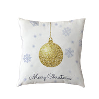 HKM-631123 Holiday Series Christmas Tree Pattern Polyester Pillow Cover, 45x45cm, Blended Fabric