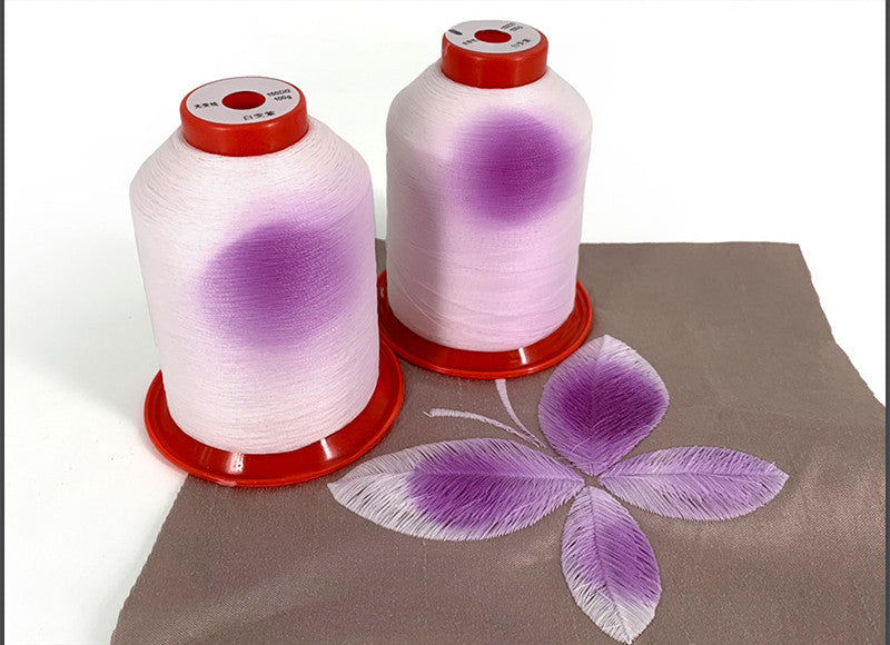 KTX-631123 Optical Variable Polyester Embroidery Thread 150D Double-Strand in Various Color Styles