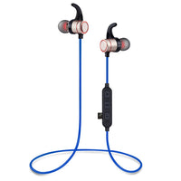 HKM-631187 Magnetic Bluetooth Earbuds with SD Card Slot, Power Display & Voice Control