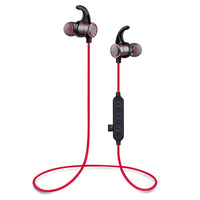 HKM-631187 Magnetic Bluetooth Earbuds with SD Card Slot, Power Display & Voice Control