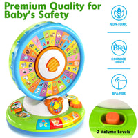HKM-631251 Interactive Alphabet Spin and Sing Ferris Wheel Learning Toy for Kids 0-4 Years