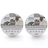HKM-631315 Insect-Repellent Silicone Pet Collar for Cats and Dogs in Multiple Colors