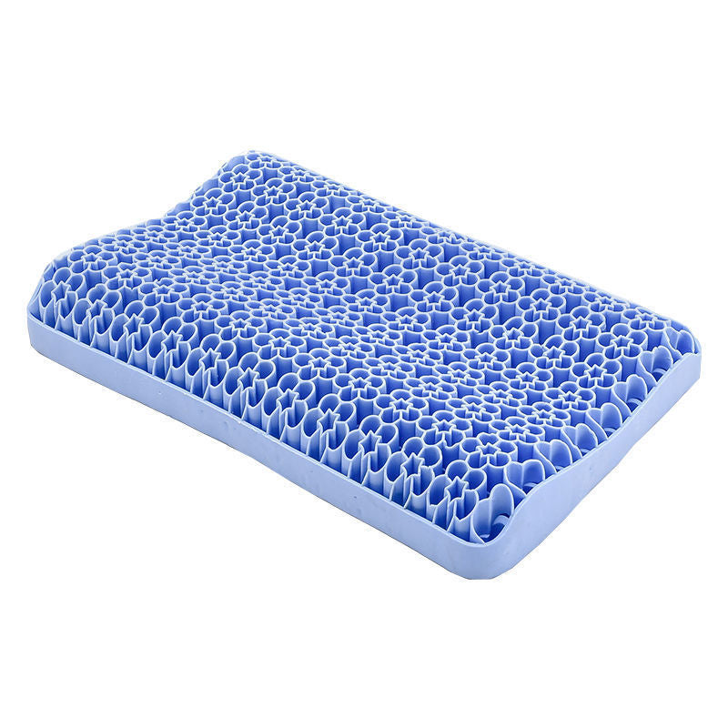 HKM-631571 Rectangular Pectin Pressure Relief Pillow with Cherry Blossom Design, 5.1-10cm Height, Suitable for Adults