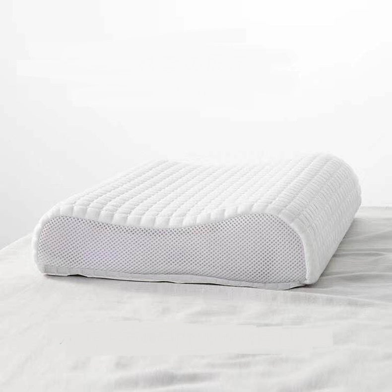 HKM-631571 Rectangular Pectin Pressure Relief Pillow with Cherry Blossom Design, 5.1-10cm Height, Suitable for Adults