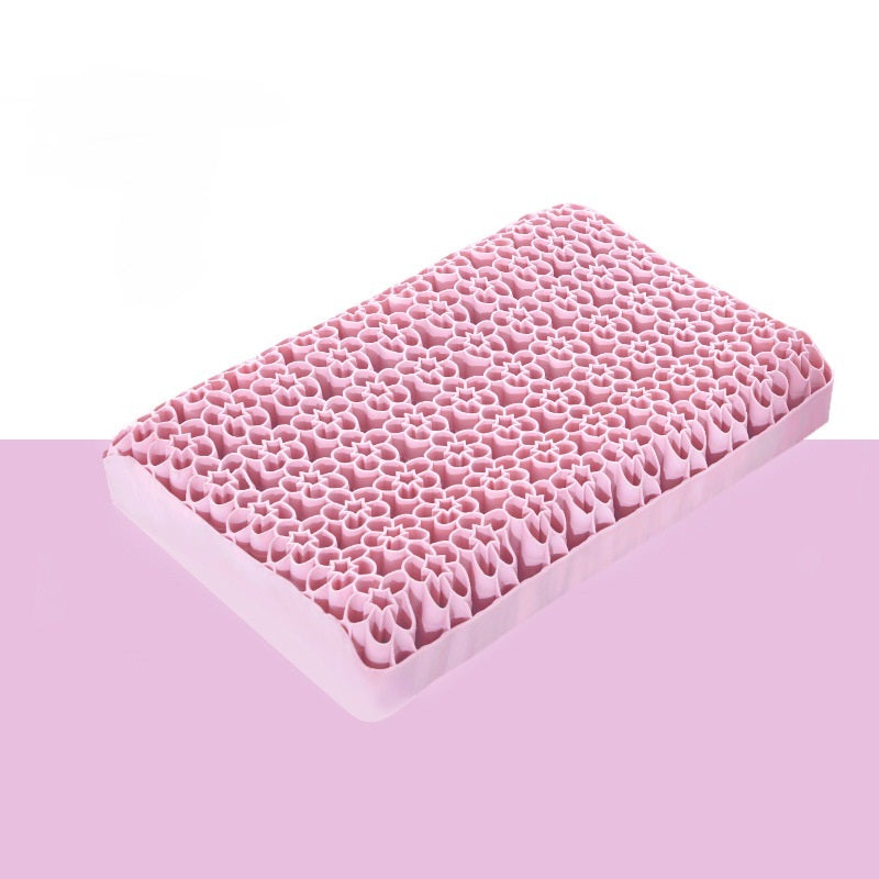 HKM-631571 Rectangular Pectin Pressure Relief Pillow with Cherry Blossom Design, 5.1-10cm Height, Suitable for Adults