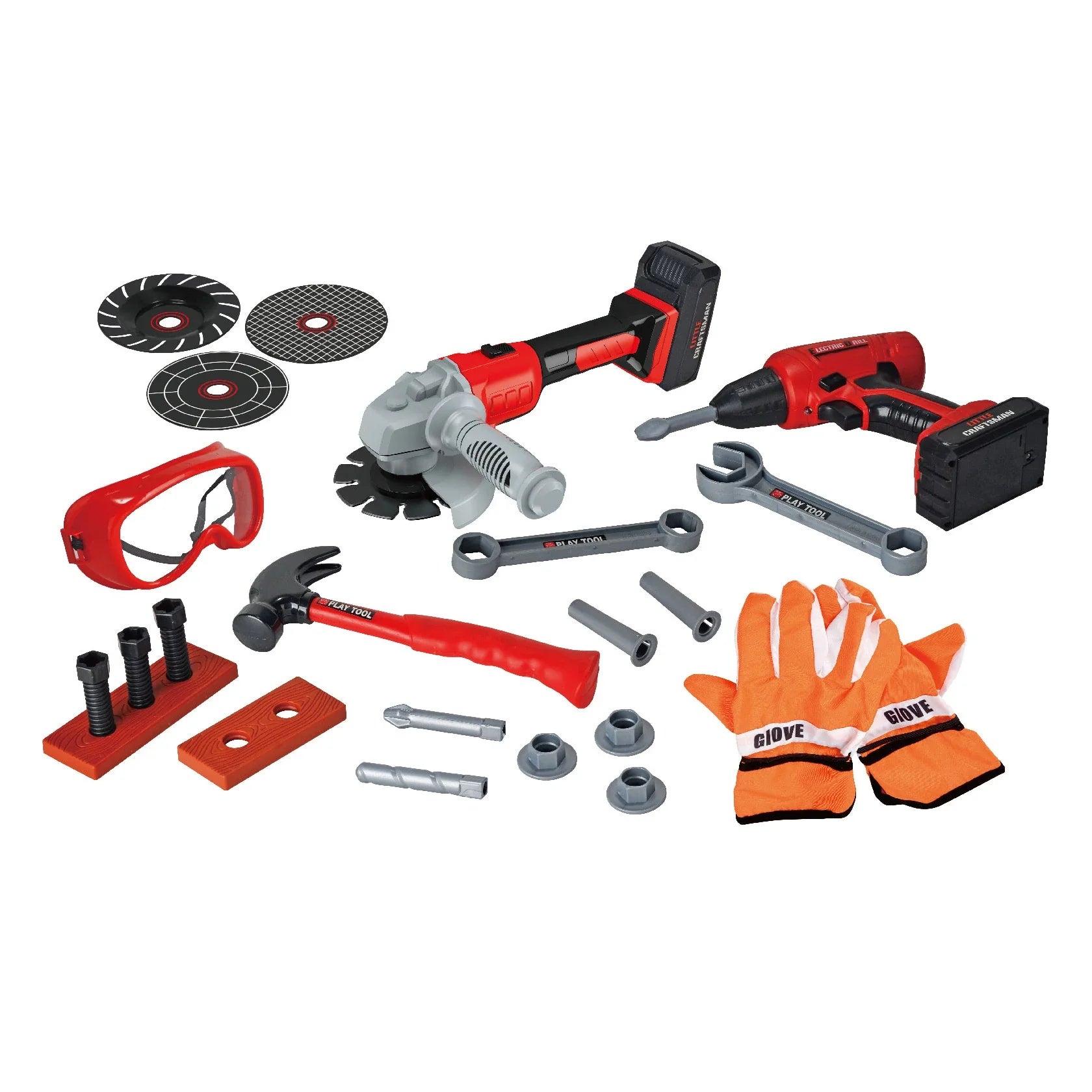 KTX-631699 Electric Drill Tool Set for Kids - Pretend Play Simulation Repair Tool Toys for Ages 3+