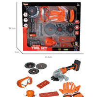 HKM-631699 Electric Drill Tool Set for Kids - Pretend Play Simulation Repair Tool Toys for Ages 3+