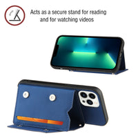 HKM-631699 Mobile Phone Case with Card Bag and Lanyard - Compatible with Various iPhone Models