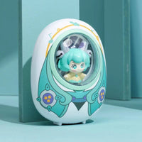 HKM-631827 Compact Space Capsule Power Bank for On-the-Go Charging
