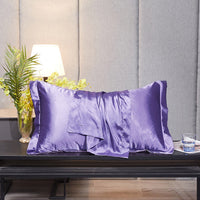 HKM-631891 Imitation Silk Pillowcase in Various Elegant Colors – 48*74cm, Modern Style
