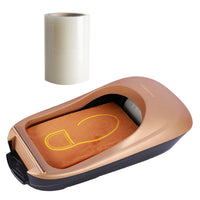 HKM-631955 Automatic Shoe Cover Machine with 1 Roll Transport Film for Easy Floor Protection