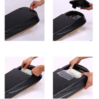 HKM-631955 Automatic Shoe Cover Machine with 1 Roll Transport Film for Easy Floor Protection