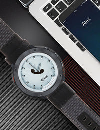 HKM-631955 Smart Watch with Transparent Screenless Design and Digital Display, Model M5, 1.2-inch, Health Monitoring and Step Counting