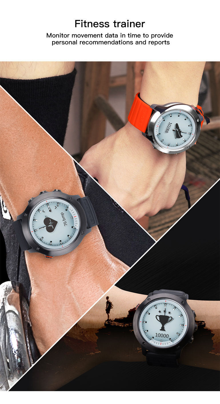 HKM-631955 Smart Watch with Transparent Screenless Design and Digital Display, Model M5, 1.2-inch, Health Monitoring and Step Counting