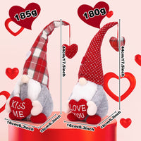 HKM-632275 Cotton Stuffed Faceless Doll Pendant for Valentine's Day Gift