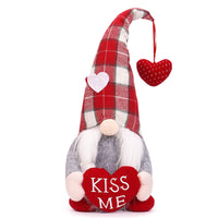 HKM-632275 Cotton Stuffed Faceless Doll Pendant for Valentine's Day Gift