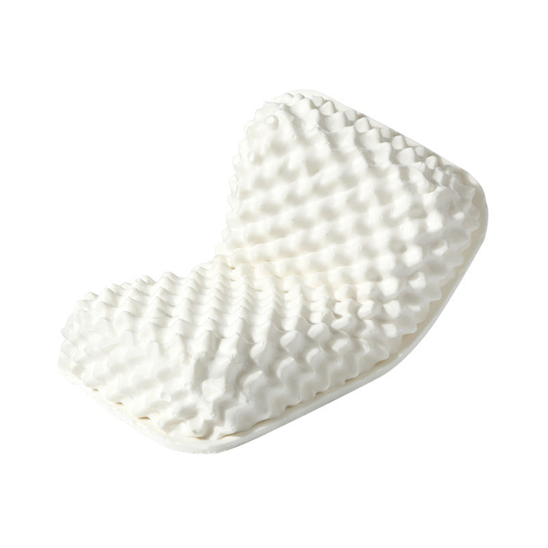 HKM-632275 Latex Pillow with Chemical Fiber Cover for Restful Sleep and Massage Benefits
