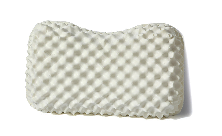 HKM-632275 Latex Pillow with Chemical Fiber Cover for Restful Sleep and Massage Benefits