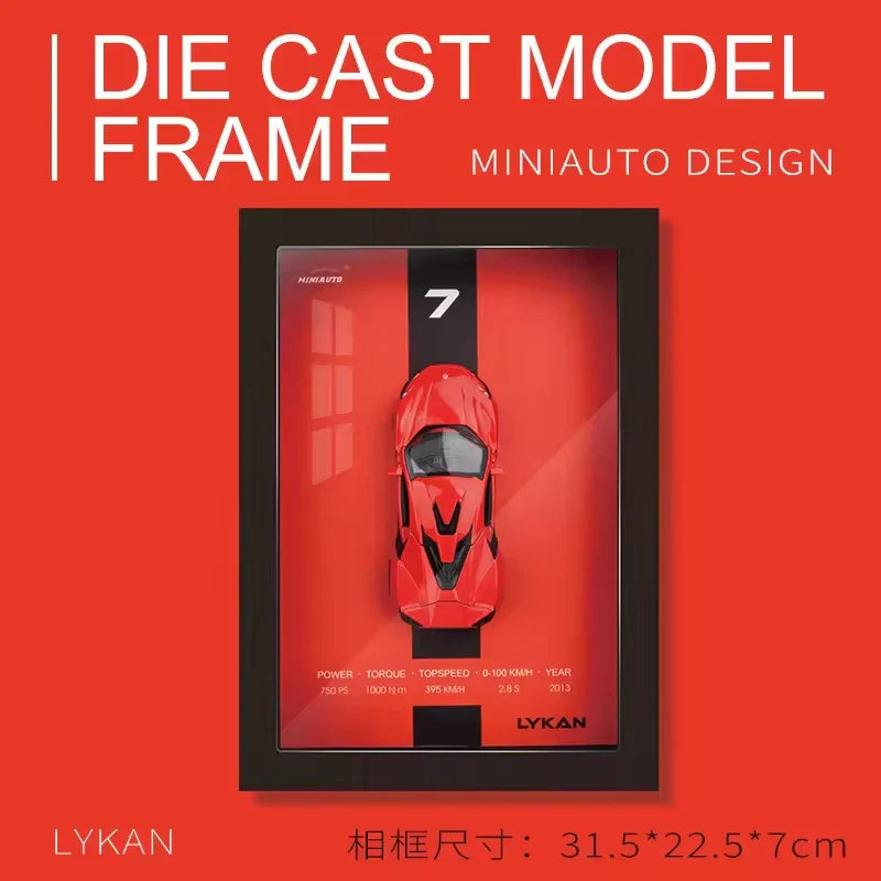 HKM-632403 1:32 Scale Mini Metal Sports Car Model for Home Decoration and Collection