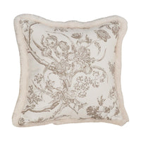 HKM-632403 Gentle Luxury Retro French Printed Plush Pillowcase - Multiple Styles Available