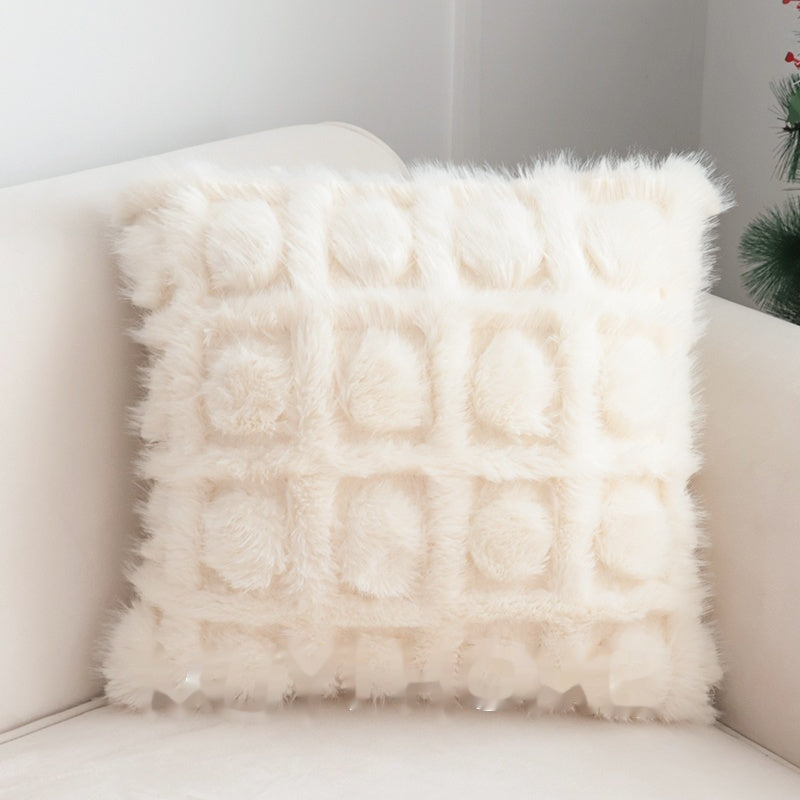 HKM-632403 Gentle Luxury Retro French Printed Plush Pillowcase - Multiple Styles Available