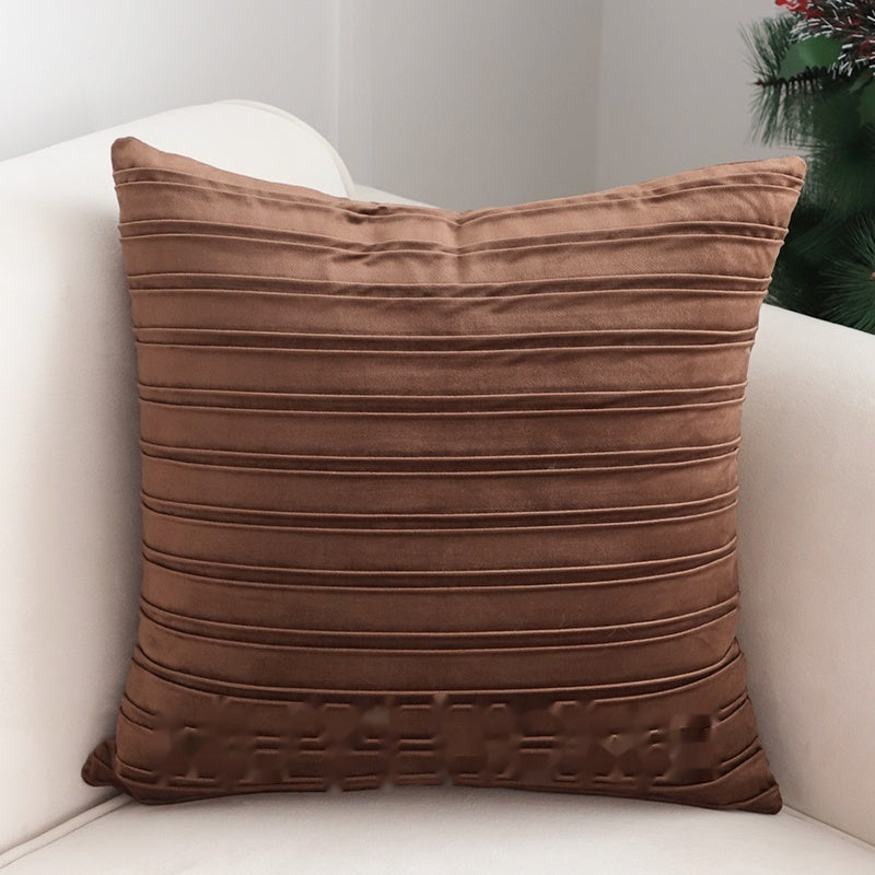 HKM-632403 Gentle Luxury Retro French Printed Plush Pillowcase - Multiple Styles Available