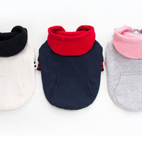 HKM-632467 Color-Matching Cotton Sweater for Pets with Pocket - Warm, Breathable, and Easy to Wear
