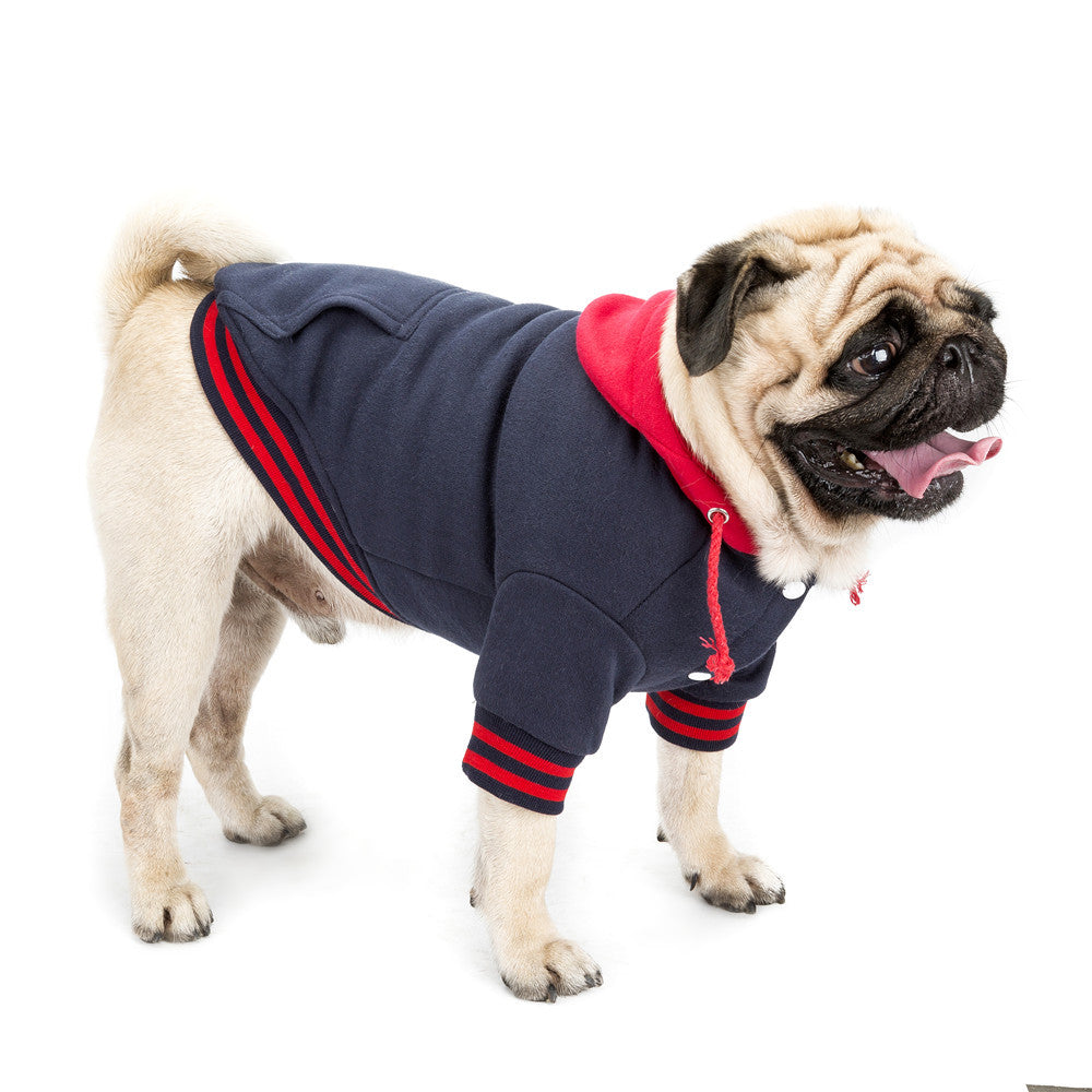 HKM-632467 Color-Matching Cotton Sweater for Pets with Pocket - Warm, Breathable, and Easy to Wear