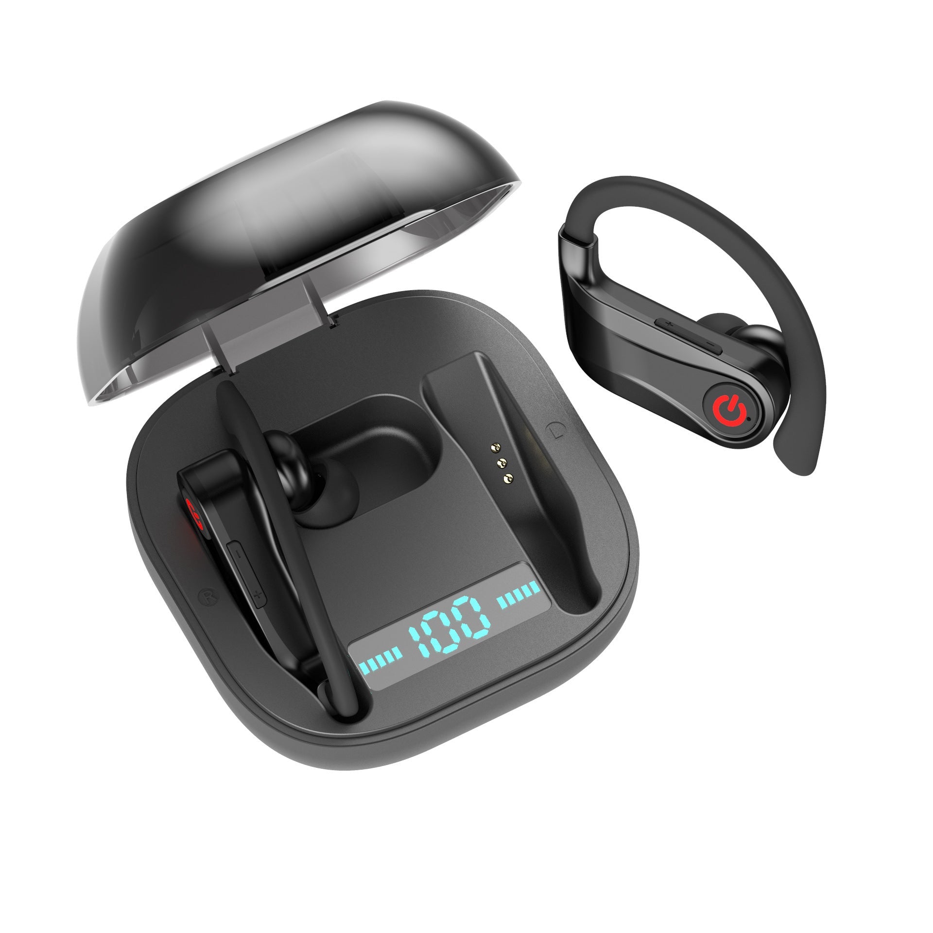 HKM-632659 Wireless TWS Bluetooth Headset HBQ-Q62 with 10-Hour Playback and Charging Case