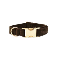 HKM-632787 Adjustable Velvet Fabric Dog Collar with Leash, Bow Knot, Flower, Vest, and Poop Bag