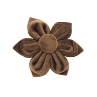 HKM-632787 Adjustable Velvet Fabric Dog Collar with Leash, Bow Knot, Flower, Vest, and Poop Bag