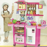 HKM-632851 Big Size Kitchen Play Toy Set for Kids - Water Spray Mist Pretend Play Toy for Ages 2 to 4