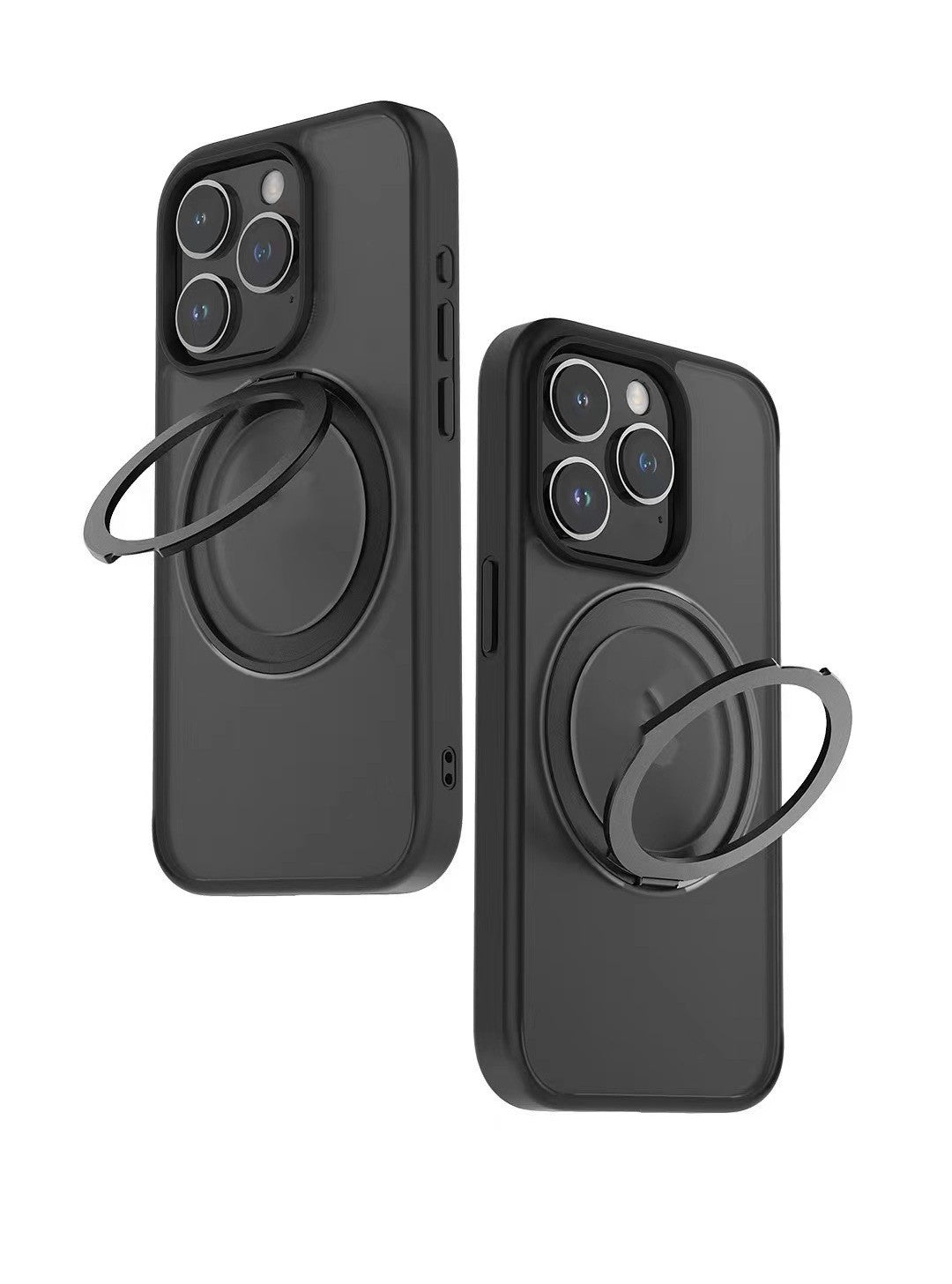 HKM-632851 Rotating Pivot Protective Sleeve with Magnetic Suction for iPhone Models